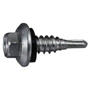 BUILDRIGHT 1/4" x 7/8 in Hex Hex Machine Screw, Zinc Plated Steel, 384 PK 54279